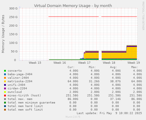 Virtual Domain Memory Usage